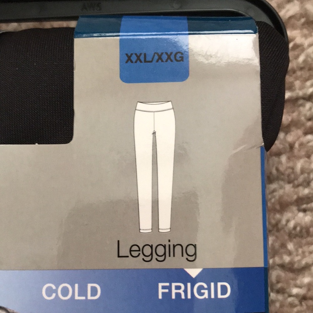 ClimateRight Black Leggings w/Thermal Guard Frigid - Picture 2 of 8